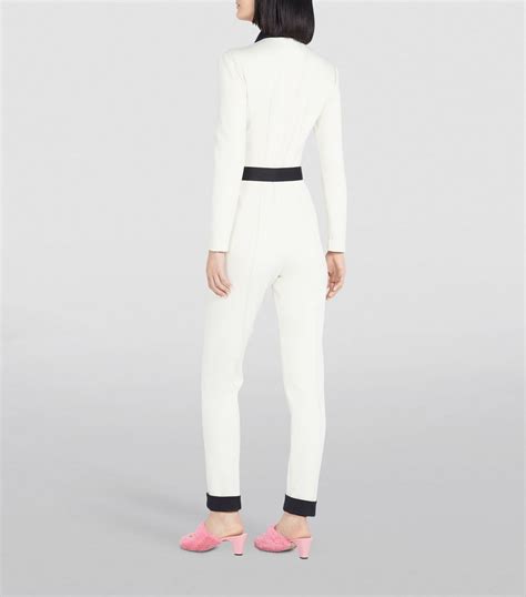 white gucci jumpsuit|farfetch gucci jumpsuit.